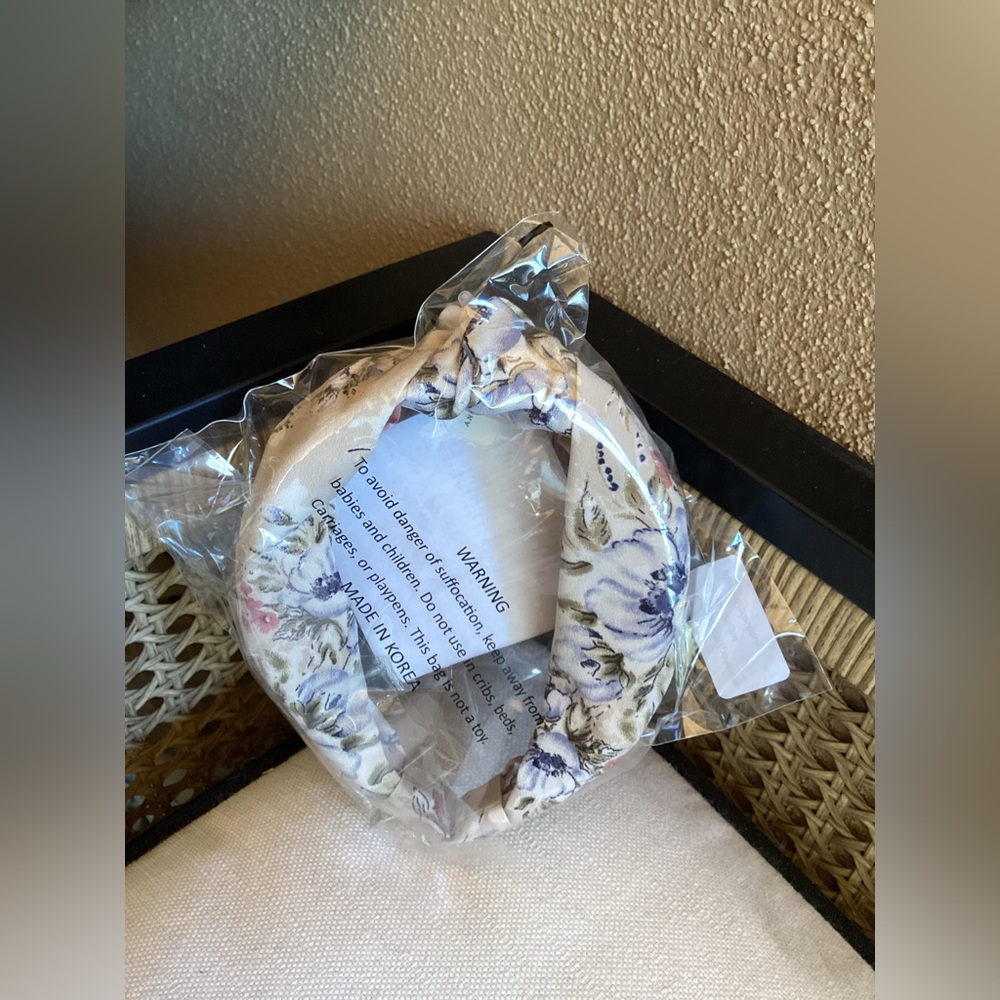 Floral Cream Headband